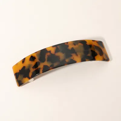 FASHNZFAB CELLULOID ACETATE BAR BARRETTE