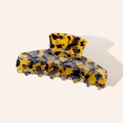 FASHNZFAB CELLULOID ACETATE HAIR CLAW CLIP