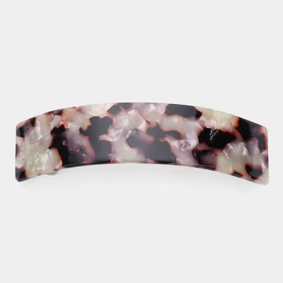 FASHNZFAB CELLULOSE ACETATE BAR HAIR BARRETTE
