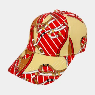 FASHNZFAB CHAIN PATTERNED BASEBALL CAP