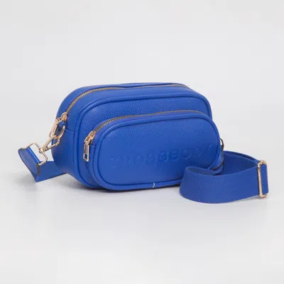 FASHNZFAB FAUX PEBBLED LEATHER STRUCTURED CROSSBODY BAG