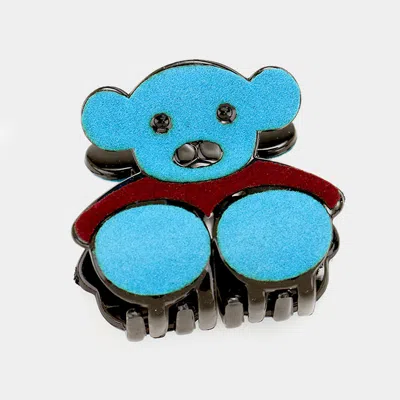 FASHNZFAB FELT BEAR HAIR CLAW CLIP