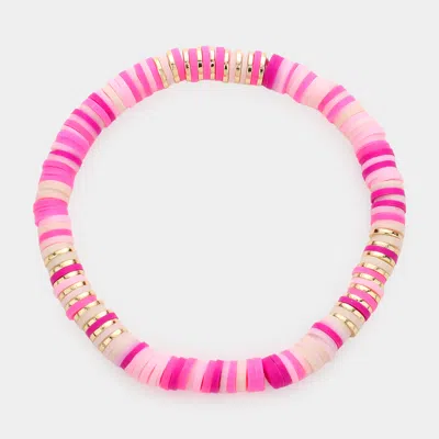FASHNZFAB HEISHI BEADED STRETCH BRACELET
