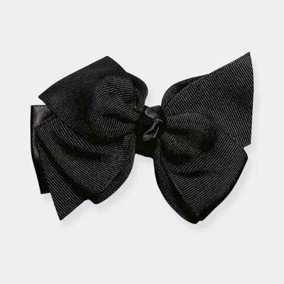 FASHNZFAB LARGE LAYERED GROSGRAIN BOW HAIR CLIP