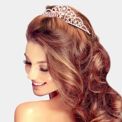 FASHNZFAB MAID OF HONOR RHINESTONE PRINCESS TIARA