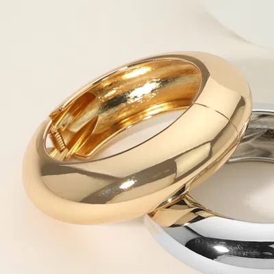 FASHNZFAB METAL HINGED BANGLE BRACELET