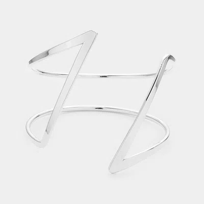 FASHNZFAB OPEN METAL CUFF BRACELET