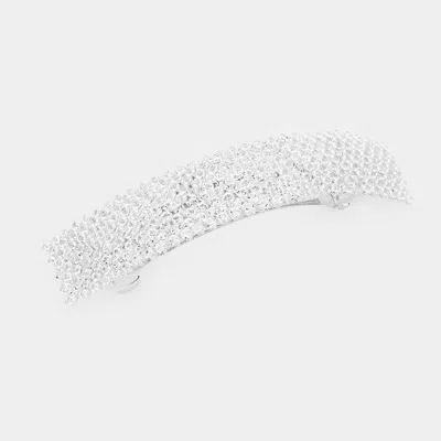 FASHNZFAB RHINESTONE PAVE BARRETTE