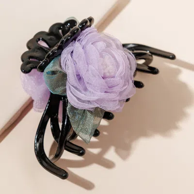 FASHNZFAB ROSE POINTED HAIR CLAW CLIP
