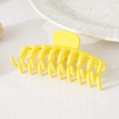 FASHNZFAB SOLID HAIR CLAW CLIP