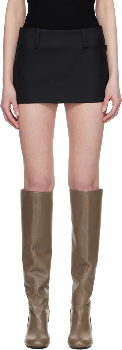 FAX COPY EXPRESS BLACK CASUAL MINISKIRT