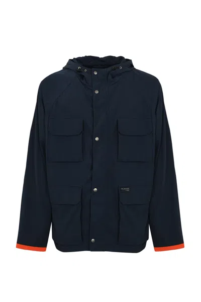 FAY ARCHIVE WINDBREAKER JACKET IN REP NYLON