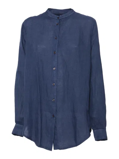 FAY BLUE LINEN SHIRT