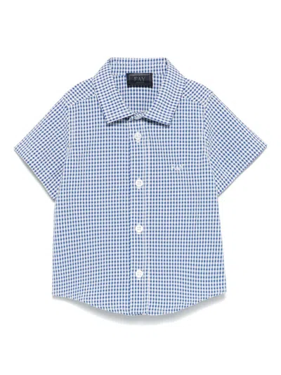 FAY GINGHAM-PATTERN SHIRT