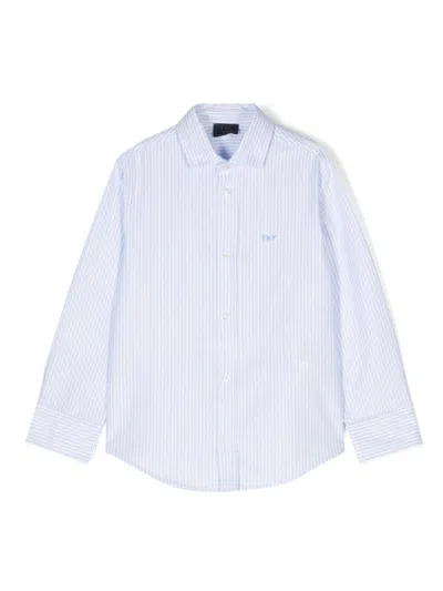 FAY LOGO-EMBROIDERED SHIRT