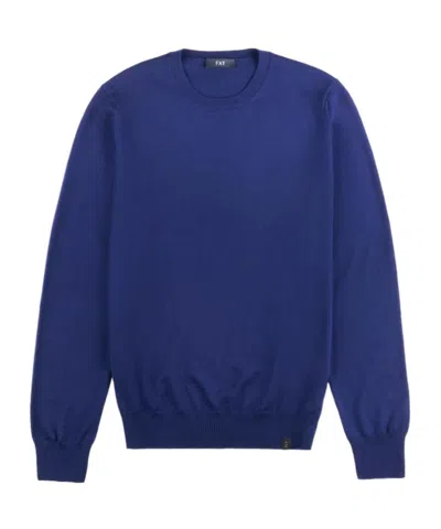 FAY FAY RIBBED CREWNECK KNITWEAR