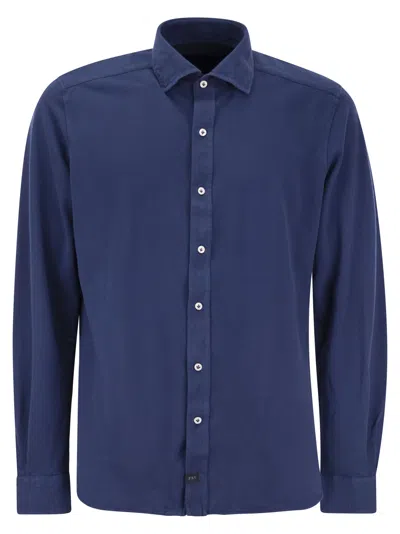 FAY FAY MEN COTTON FRENCH COLLAR SHIRT