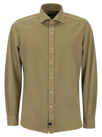 FAY FAY MEN COTTON FRENCH COLLAR SHIRT