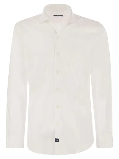 FAY FAY MEN STRETCH FRENCH COLLAR SHIRT