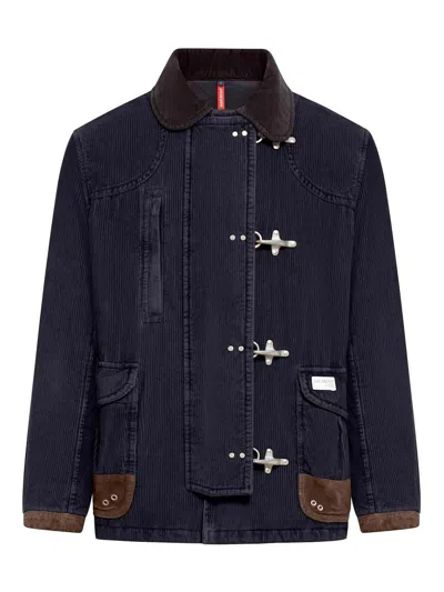 FAY ABRIGO ALCOCHADO - AZUL OSCURO