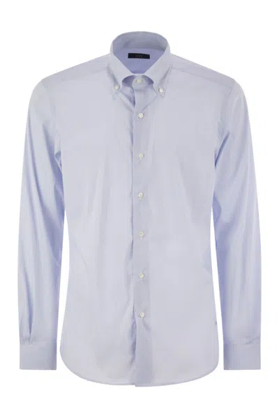 FAY FAY STRETCH COTTON SHIRT