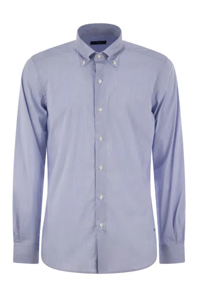 FAY FAY STRETCH COTTON SHIRT