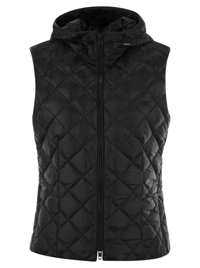 FAY FAY WOMEN QUILTED NYLON WAISTCOAT