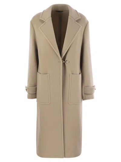 FAY FAY WOMEN WOOL AND CASHMERE COAT