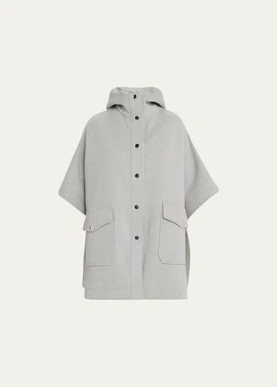 FAZ LOLA HOODED CAPE COAT