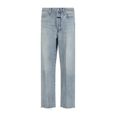 FEAR OF GOD FEAR OF GOD 80S 5 POCKETS LIGHT BLUE COTTON JEANS
