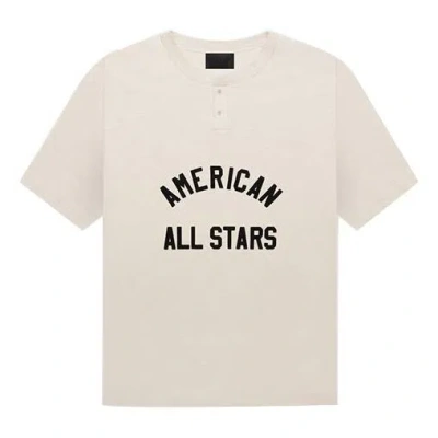 FEAR OF GOD Fear of God All Star Henley Tee 'Cream Heather'