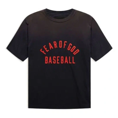 FEAR OF GOD Fear of God Baseball Tee 'Vintage Black Red'