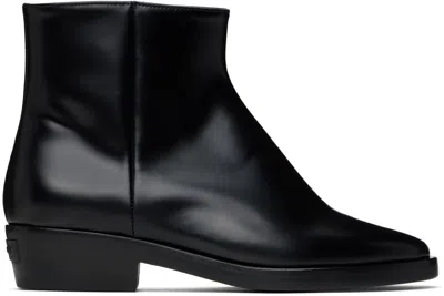 FEAR OF GOD BLACK WESTERN LOW BOOTS