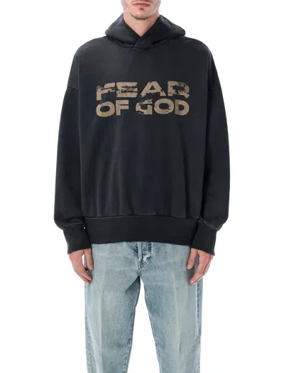 FEAR OF GOD FEAR OF GOD FEAR OF GOD BLACK COTTON HOODIE