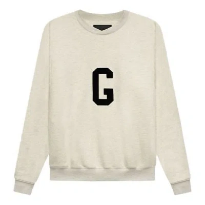 FEAR OF GOD Fear of God G Crewneck Sweatshirt 'Cream Heather'