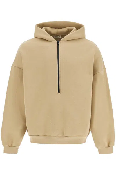 FEAR OF GOD HOODED SWEATSHIRT WITH HALF ZIP