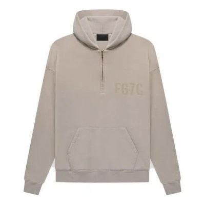 FEAR OF GOD Fear of God L/S Half Zip Hoodie 'Vintage Paris Sky'