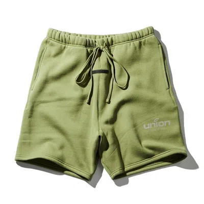 FEAR OF GOD MEN'S FEAR OF GOD X UNION 30 YEAR VINTAGE SHORTS IN ARMY
