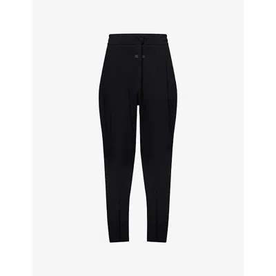 FEAR OF GOD MENS BLACK ETERNAL DRAWSTRING STRETCH-COTTON AND WOOL TROUSERS