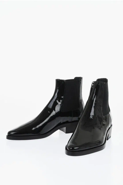 FEAR OF GOD Patent Leather Chelsea Boots Heel 4 cm