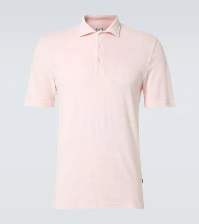 FEDELI COTTON TERRY POLO SHIRT