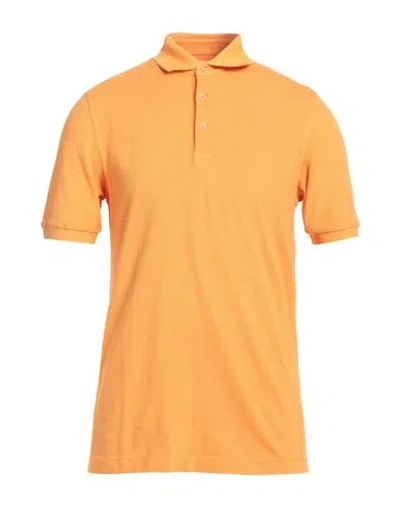 FEDELI FEDELI MAN POLO SHIRT MANDARIN SIZE 48 COTTON