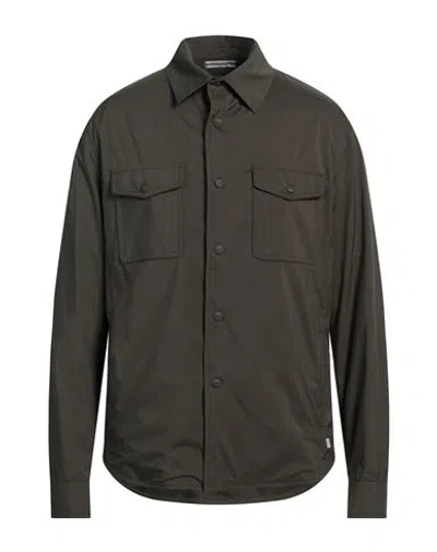 FEDELI FEDELI MAN SHIRT MILITARY GREEN SIZE 48 POLYESTER