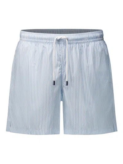 FEDELI STRIPED SWIM SHORTS