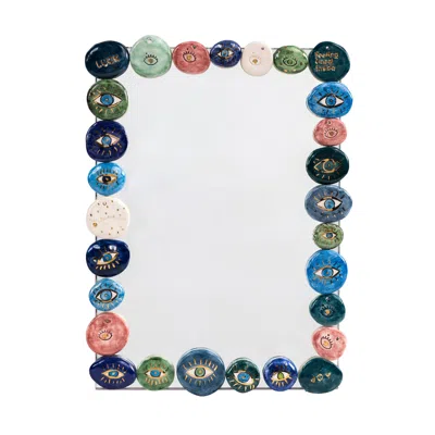 FEELING GOOD INSIDE INNER EYE COLLECTION HANDMADE CERAMIC LUCK MIRROR