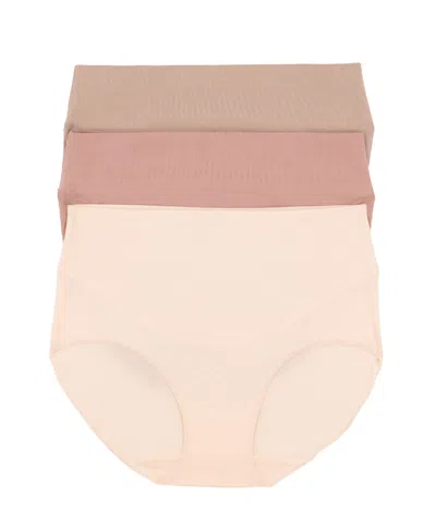 FELINA WOMEN'S 3-PACK PIMA COTTON CONTROL BRIEF PANTY