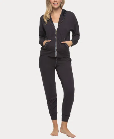 FELINA WOMEN'S ARIA ZIP UP HOODIE AND JOGGER LOUNGE SET