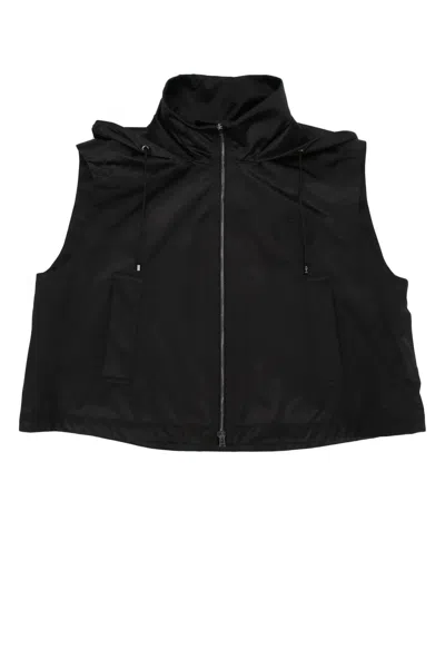 FENDI FENDI LEISURE HOODED VEST LOGO