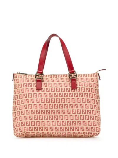 FENDI 2000-2010 ZUCCHINO CANVAS TOTE BAG