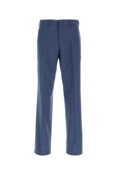 FENDI BLUE WOOL PANT